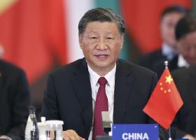 习近平和南非总统拉马福萨共同主持中非领导人对话会