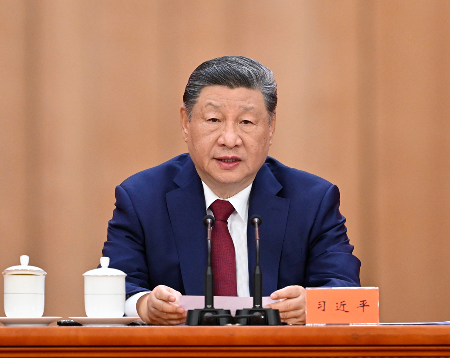 习近平：在纪念中国工农红军长征胜利90周年大会上的...